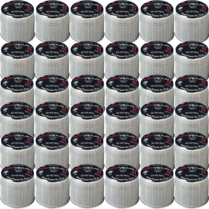 providus 36 x bomboletta cartuccia cartucce a gas 190 gr con sistema sicurezza a membrana