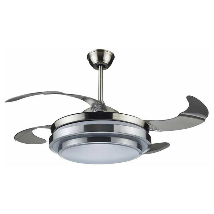 Ventilatore Da Soffitto 4 Pale A Scomparsa Richiudibili Con Luce Dcg VECRD47TL