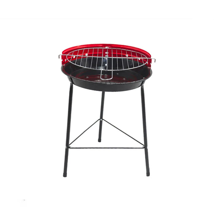 Barbecue Rotondo Con 3 Piedi Con Griglia In Acciaio 41x40x45cm