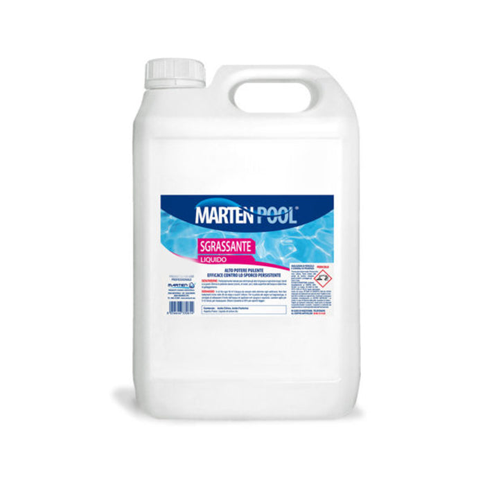 Sgrassante Liquido Per Piscine 5kg - Efficace Contro Lo Sporco Persistente