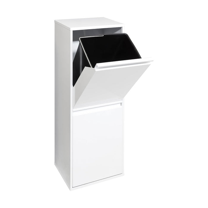 immagine-1-soleilux-pattumiera-per-differenziata-bianca-in-metallo-con-2-contenitori-senza-montaggio-25x33x9250cm