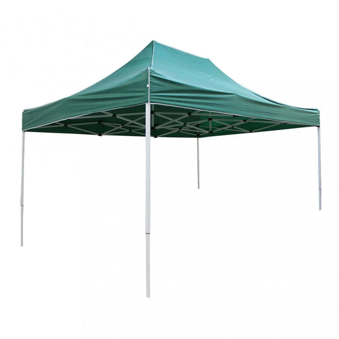 cilvani gazebo richiudibile 3x45mt pieghevole a fisarmonica automatico mercato tenda fiera verde ean 8026158900049