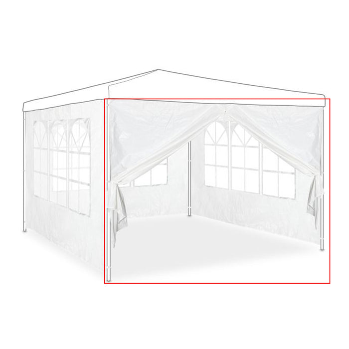 cilvani parete singola con cerniera impermeabile 3mt per gazebo bianco ean 8026158900162
