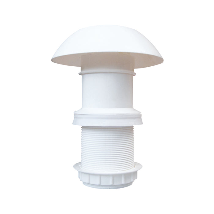 lux camino per scarico esalazioni 60mm in polipropilene con anello antispruzzo parap ean 8033593663613