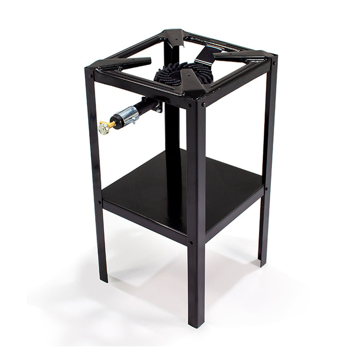 omac fornellone con bruciatore in ghisa drago cm 40x40x80 h con vassoio ean 8007427002336