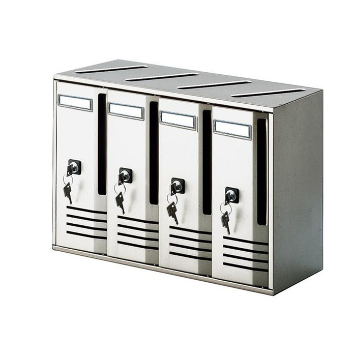 immagine-1-alubox-cassetta-postale-condominiale-blocchiera-4-posti-argento-alubox-20c4var-ean-8011639020972