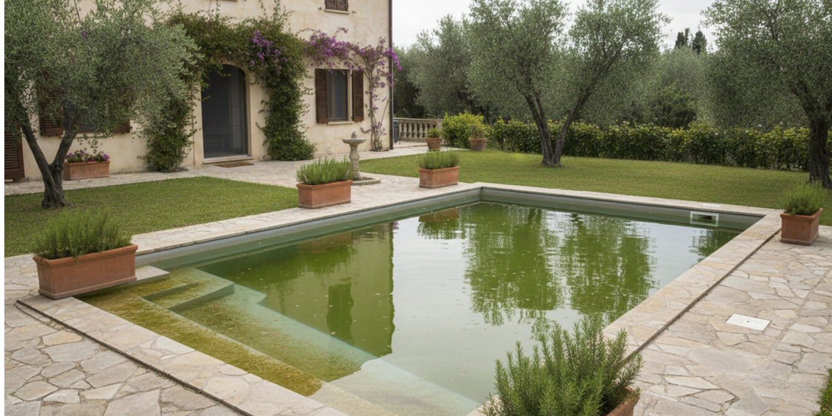 Acqua della piscina verde, torbida o sporca: cosa significa davvero e come intervenire