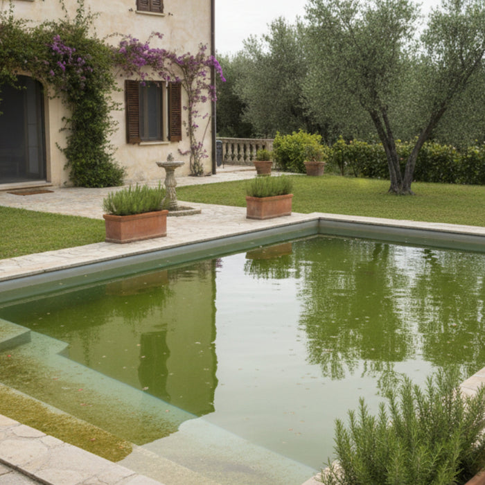 Acqua della piscina verde, torbida o sporca: cosa significa davvero e come intervenire