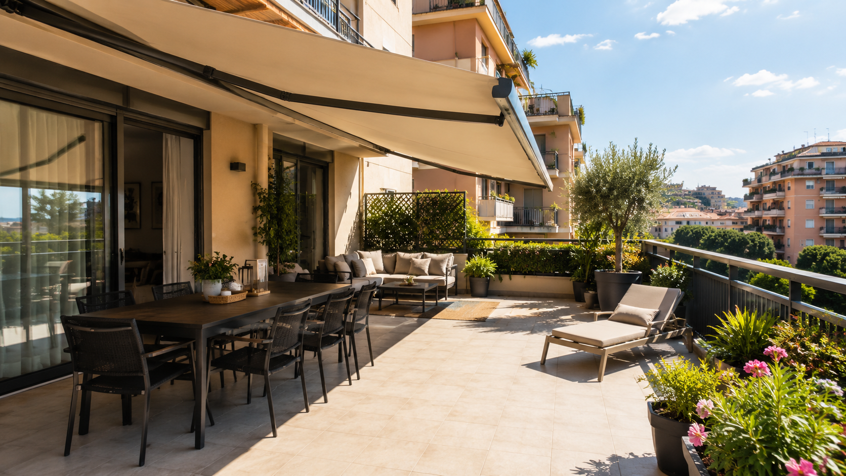 Tenda da sole a caduta, avvolgibile o con bracci? Quale scegliere in base allo spazio che hai