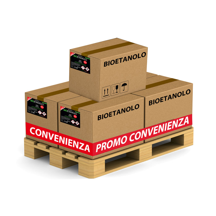 100 Litri Bioetanolo Combustibile Liquido Ecologico – (20 Taniche da 5L)