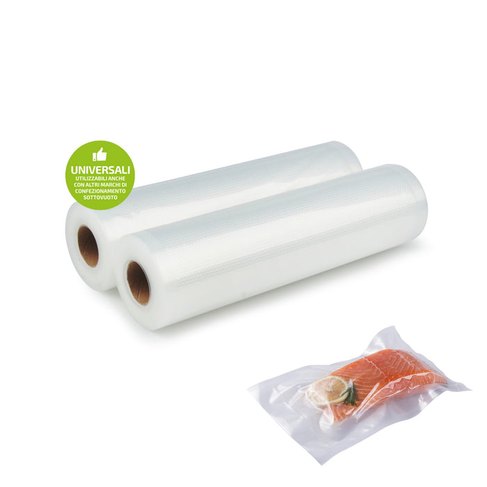 Blister 2 Rotoli Sacchetti Per Sottovuoto 20x600cm - 343