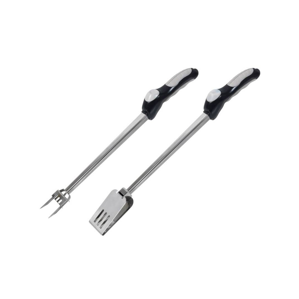 Kit Forchetta E Pinza Per Barbecue Con Presa Facile - Ribimex Prbbqkit