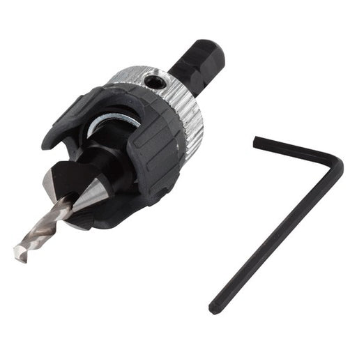 wolfcraft punta da trapano con svasatore fino a 12mm e arresto di profondita 2544000 ean 4006885254404