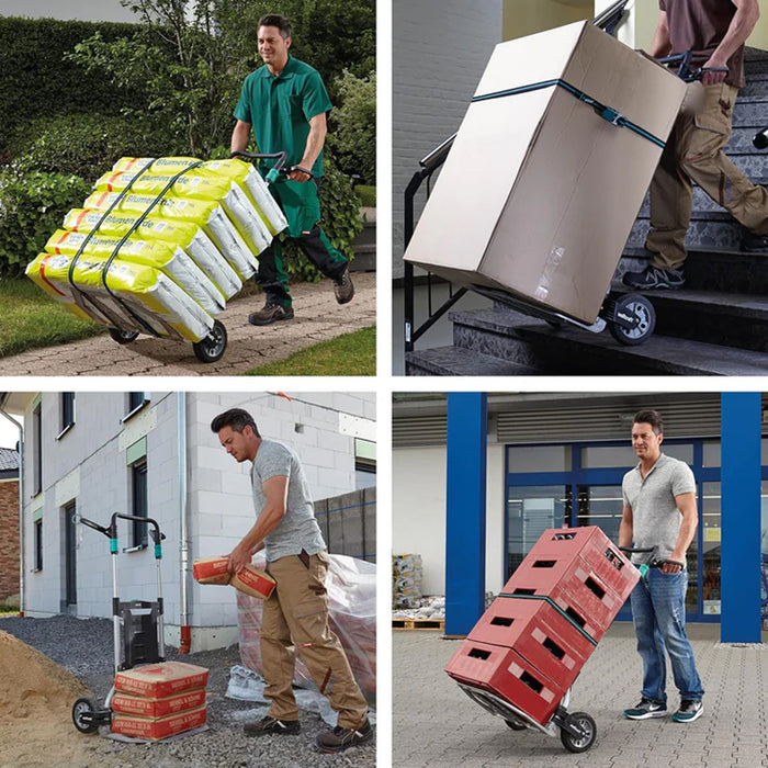 Carrello Professionale Pieghevole Max 200kg Sistema Di Trasporto 5525000 Wolfcraft
