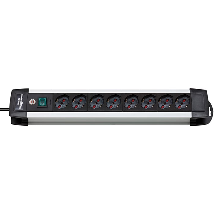 Presa Multipla Premium-Alu-Line 8 Prese 3m H05vv-F 3g1,5 *It*
