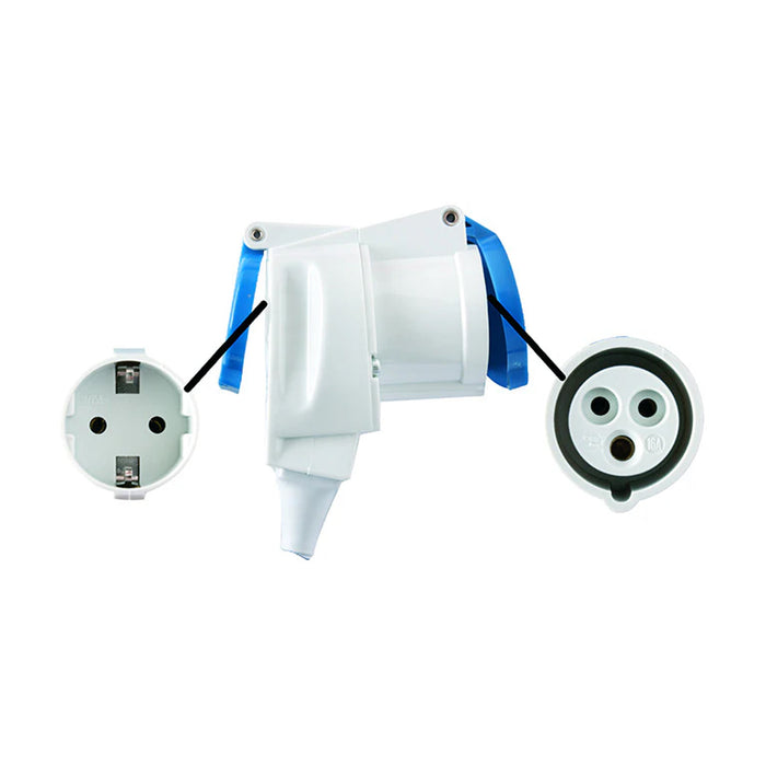 Presa Angolare Per Caravan 230v/16a