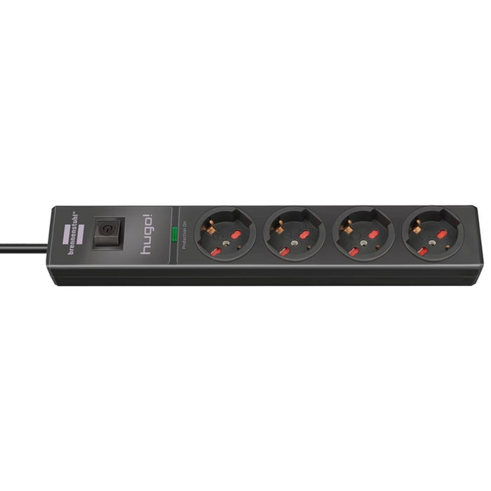 Presa Multipla Di Protezione Da Sovratensione 4 Prese Con Interruttore Di Sicurezza 2m H05vv-F3g1,5 *It*
