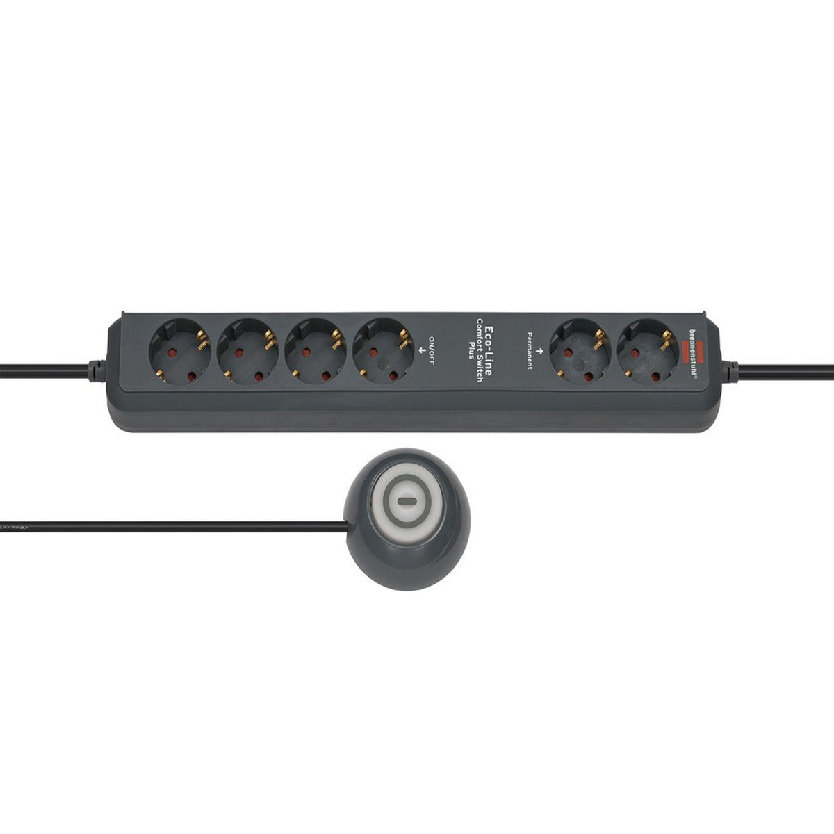 Eco-Line Multipresa 6 Prese Interruttore a Pedale Cavo 1,5m 1159560516