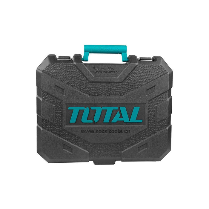 Total - Set Trapano Percussione Da 650w Mandrino Autoserrante 13mm + Valigetta Con 101 Utensili - Tensione: 220-240 V ~ 50/60 Hz -