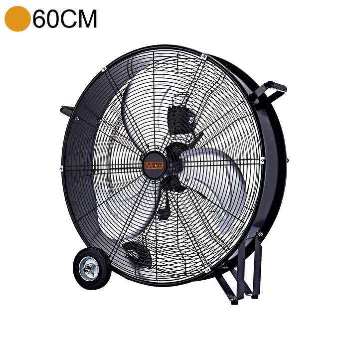 Ventilatore Industriale Da Pavimento In Metallo 70625 120w Diametro 60