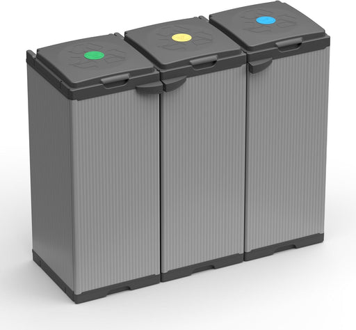 mongardi mobile portasacco tris per raccolta differenziata in plastica facile da montare adatto a sacchi da 80 110 l resistente ean 8006444012427