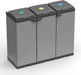 mongardi mobile portasacco tris per raccolta differenziata in plastica facile da montare adatto a sacchi da 80 110 l resistente ean 8006444012427