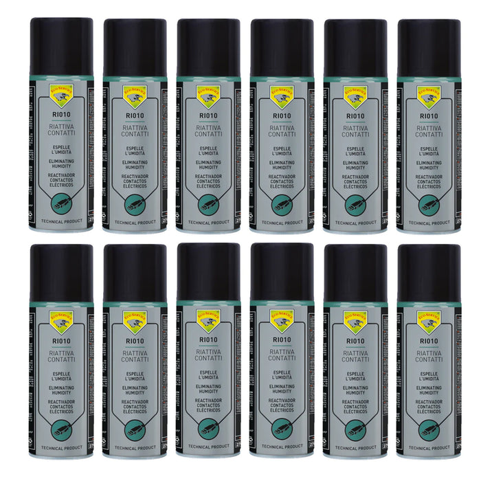 Set 12 Spray Riattiva Contatti Eco Service 200ml - Ri010