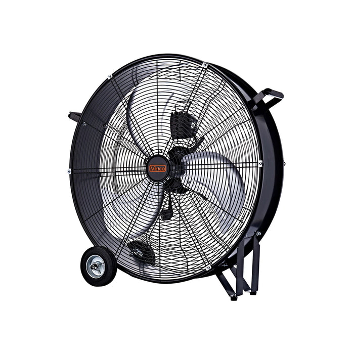Ventilatore A Piantana In Metallo Cromato 4 Pale 90 W - Vinco 70719