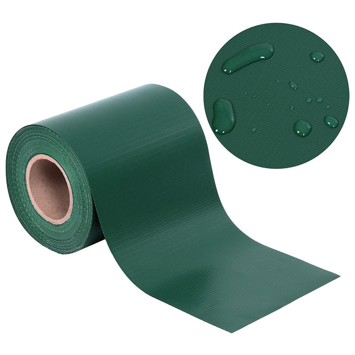 green island fascia frangivista verde in pvc 19 cm x 35 mt con 25 clips di fissaggio incluse ean 8029971166128