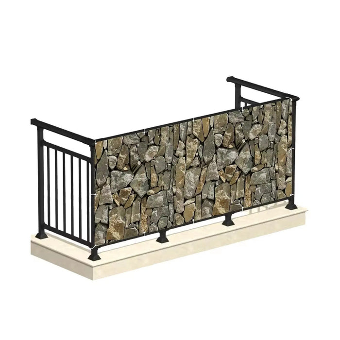 Stuoia Ombreggiante In Pvc 90 Cm Rotolo 6 Mt - Pietra