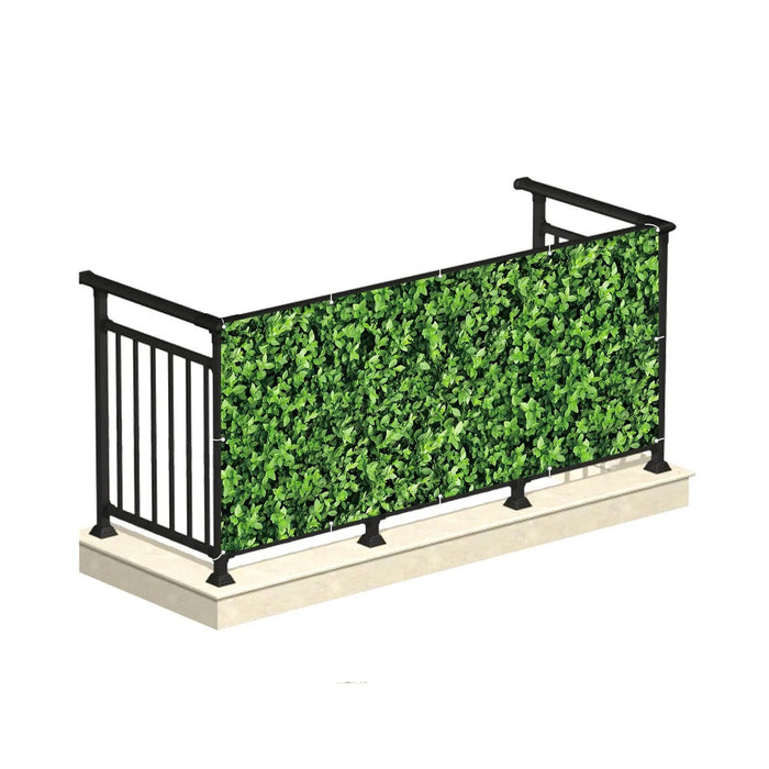 Stuoia Ombreggiante In Pvc 90 Cm Rotolo 6 Mt - Foglie