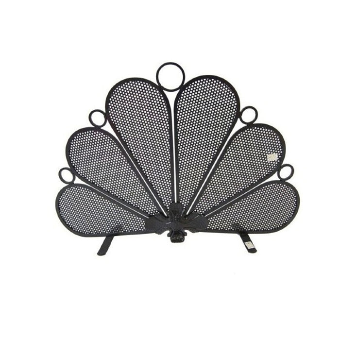 mille artigian ferro parascintille a pavone in ferro battutto made in italy 80x55cm mille 671 ean 8033776642879