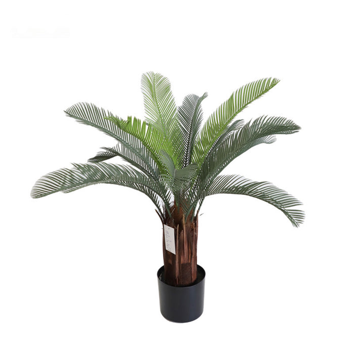 Pianta Ornamentale Per Interno Ed Esterno Albero Di Cycas Artificiale In Vaso 92cm