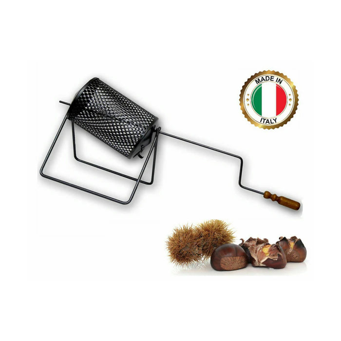 Cuoci Castagne Girevole Caldarroste Rotante 20x25 Cm - Mille 721