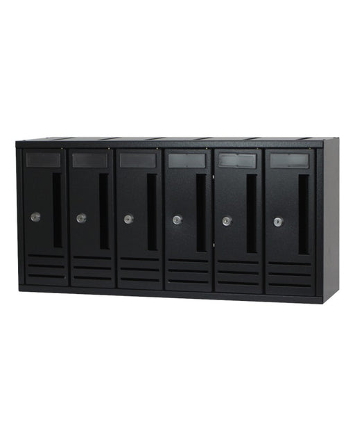 mille artigian ferro cassetta postale condominiale 6 posti dumas cm 62x18x30h mille 900 06 ean 8052286111057