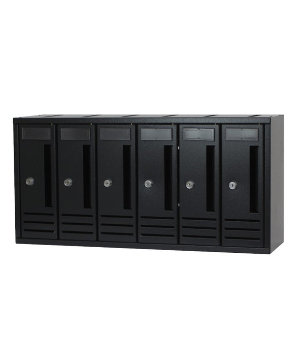 mille artigian ferro cassetta postale condominiale 6 posti dumas cm 62x18x30h mille 900 06 ean 8052286111057