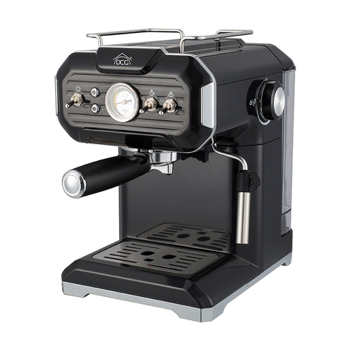 dcg macchina caffe nera espresso con manetta 3 in 1 per polvere di caffe capsule nespresso e cialde ese tanica dellacqua da 175lt ean 8052780965583