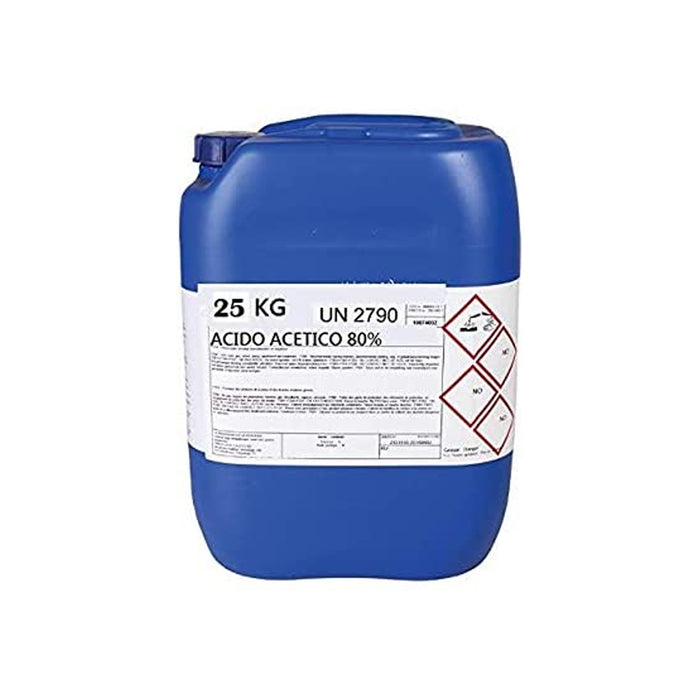 Acido Acetico 80% In Tanica Omologata Da 25 Kg