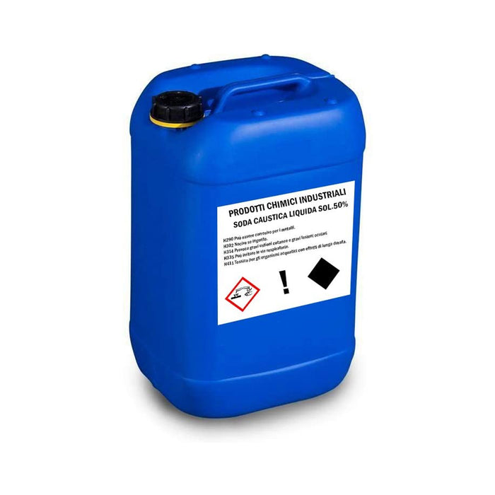 Soda Caustica Liquida 50% Tanica Da 25kg Idrossido Di Sodio Liquido