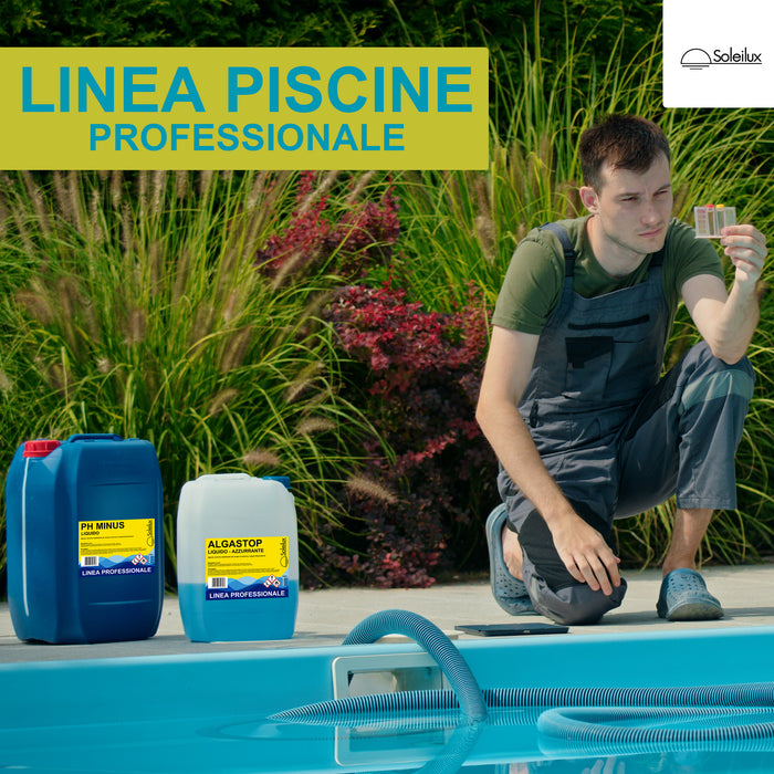 4 X 25kg Ipoclorito Di Sodio 14/15% Cloro Liquido Professionale Per Piscine - Consegnati Su Pedana