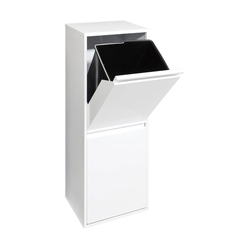 immagine-1-soleilux-pattumiera-per-differenziata-bianca-in-metallo-con-2-contenitori-senza-montaggio-25x33x9250cm