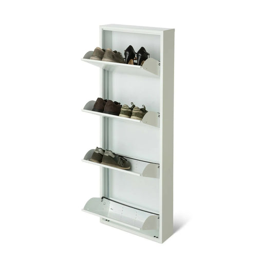 immagine-2-soleilux-scarpiera-salvaspazio-slim-in-metallo-a-4-ante-bianca-senza-montaggio-15x50x138cm