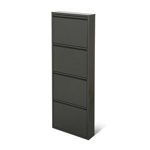 immagine-1-soleilux-scarpiera-salvaspazio-slim-in-metallo-a-4-ante-grigia-senza-montaggio-15x50x138cm