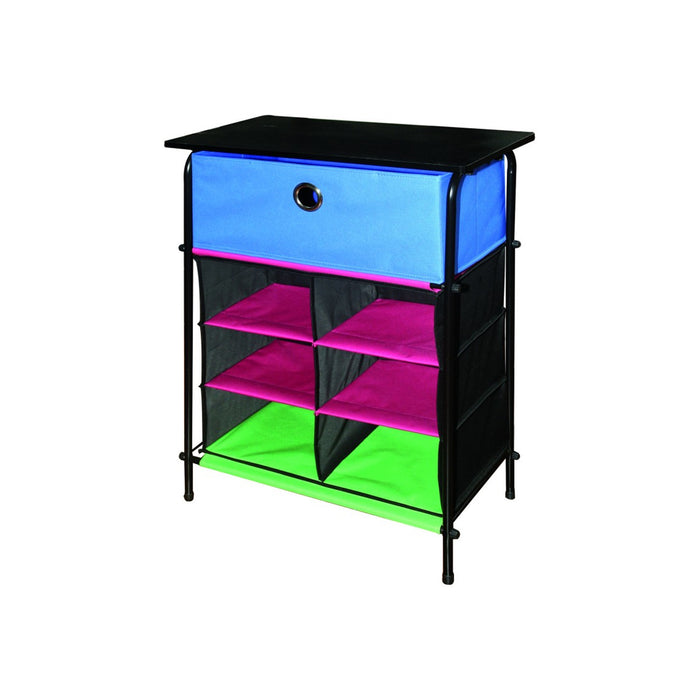 immagine-1-bp-cassettiere-baleno-home-rack-in-acciaio-e-melaminico-1-cassetto-6-ripiani-498672-ean-8015234986725