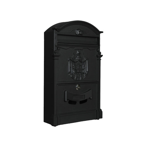 immagine-1-capaldo-cassetta-postale-rege-poste-in-alluminio-nero-26x9x41cm-23438-ean-8014211234385