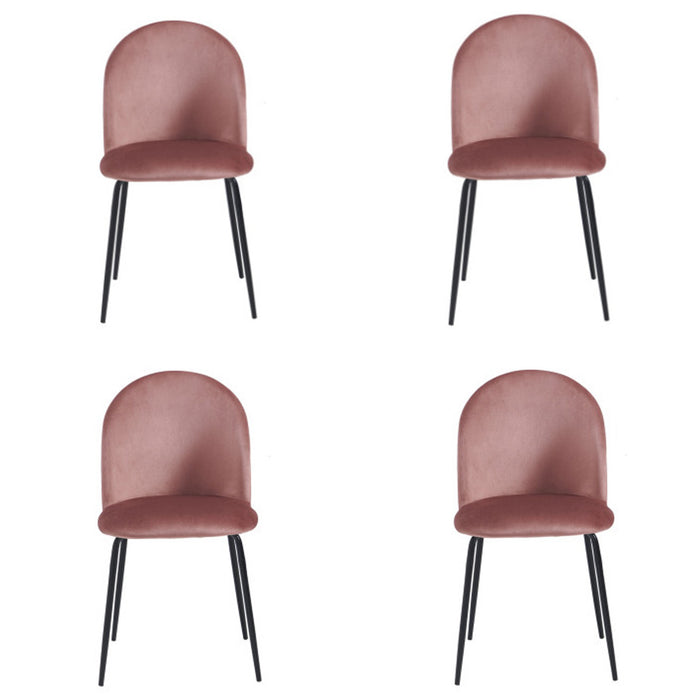 immagine-1-casa-collection-set-4-sedie-bonnie-in-velluto-rosa-per-tutti-gli-ambienti-0046150