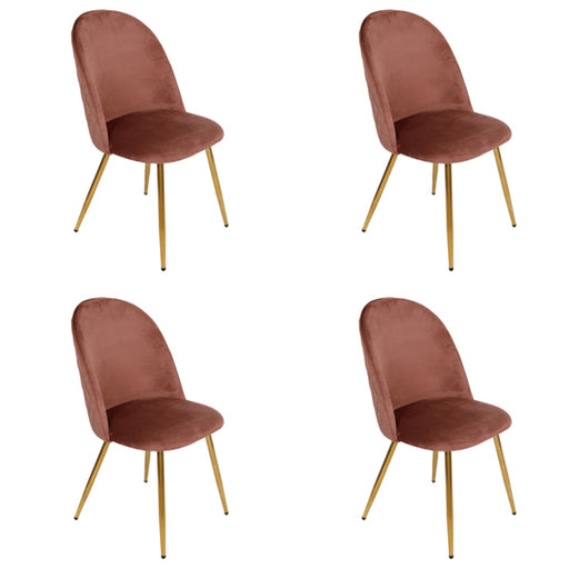 immagine-1-casa-collection-set-4-sedie-in-velluto-rosa-scuro-con-gambe-oro-claire-0048672