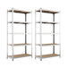 immagine-1-dreamwell-2-x-scaffale-in-metallo-zincato-5-ripiani-per-carichi-pesanti-180x90x40-ean-8054143010817
