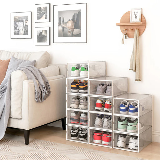 dreamwell set 12 scatole portascarpe salvaspazio impilabili 33 5x23x14 5cm ean 8054143036350