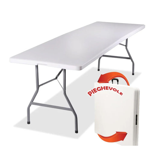 immagine-1-dreamwell-tavolo-pieghevole-in-resina-244x76x72cm-metallo-richiudibile-a-valigetta-bianco-ean-8051739524895